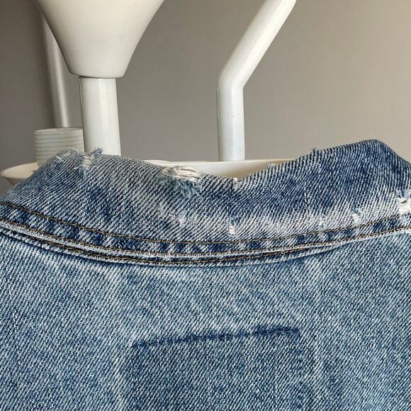 RARE VINTAGE 90's Levi’s Denim Trucker Jacket 75528-4891 Canada Men’s XLT TALL - Picture 6 of 16
